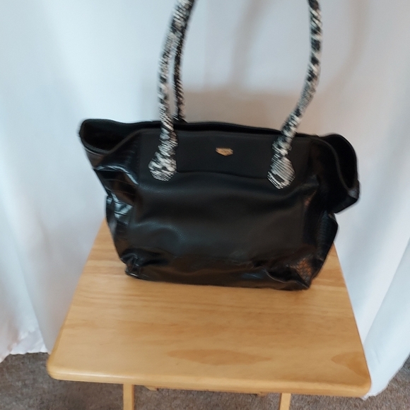 Womans Black tote bag - Picture 1 of 7